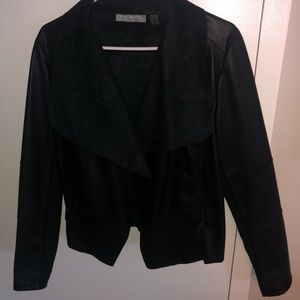 NWOT! black leather jacket